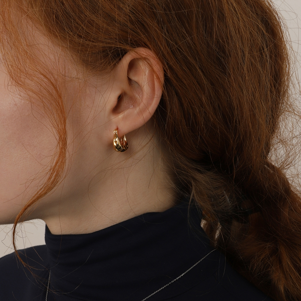 Minimalist Silver925 Jewelry ES048E - Favorite among K-Drama Actresses