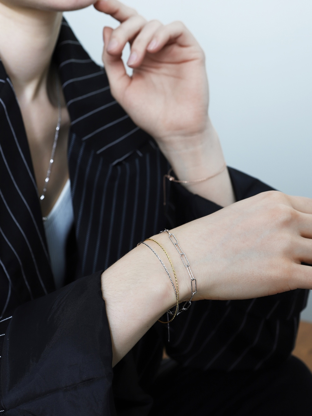 Minimalist Silver925 Jewelry ES216B - Favorite among K-Drama Actresses