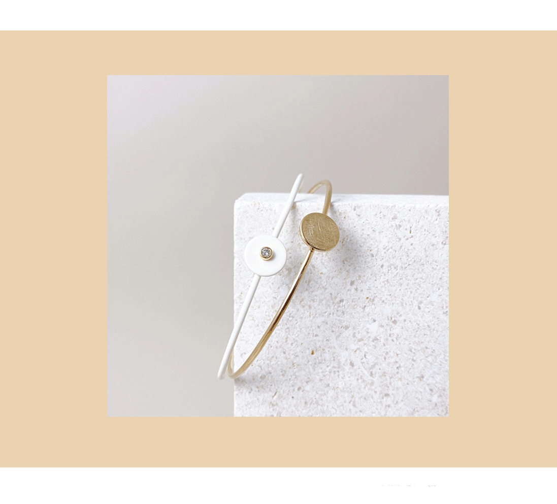 Minimalist Brass Jewelry PB001-1B - Favorite among K-Drama Actresses