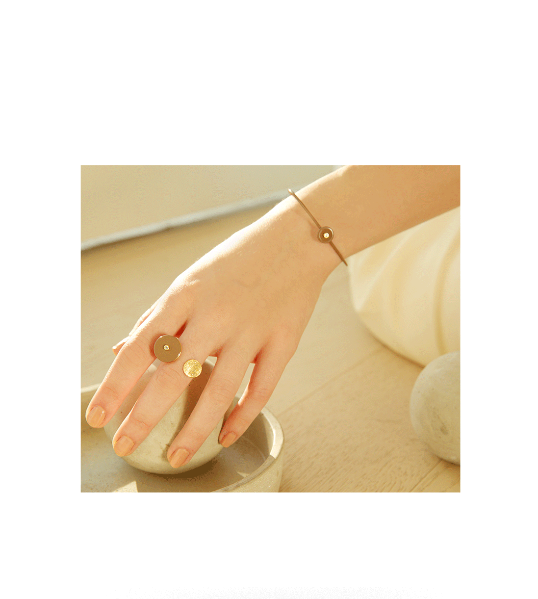 Minimalist Brass Jewelry PB001B - Favorite among K-Drama Actresses
