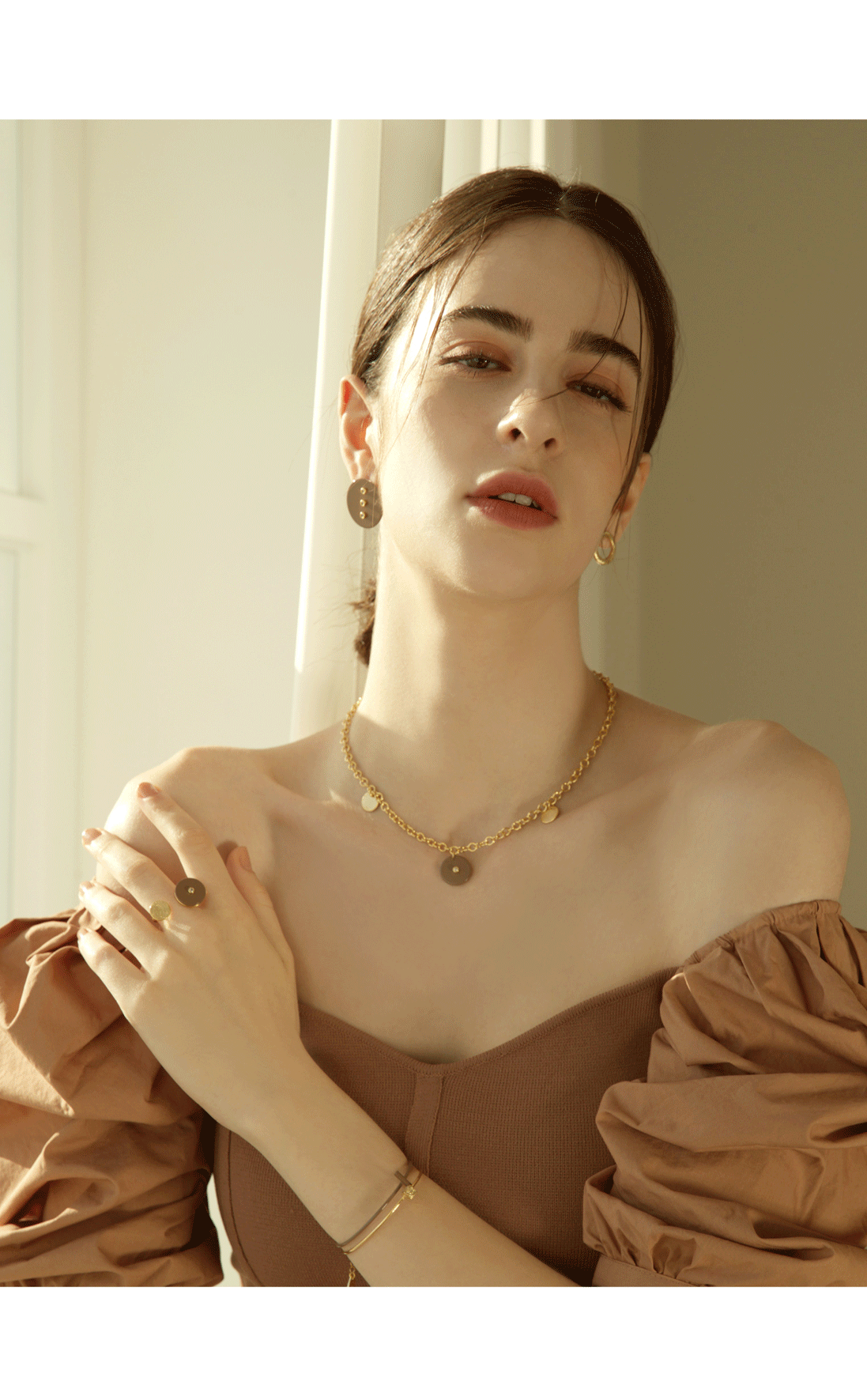 Ozel PB002N Premium Craftsmanship - OOO Necklace PB002N