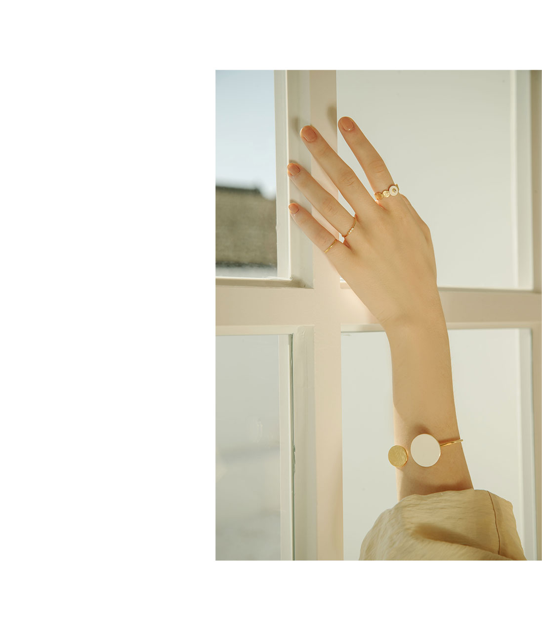Minimalist Brass Jewelry PB003R - Favorite among K-Drama Actresses