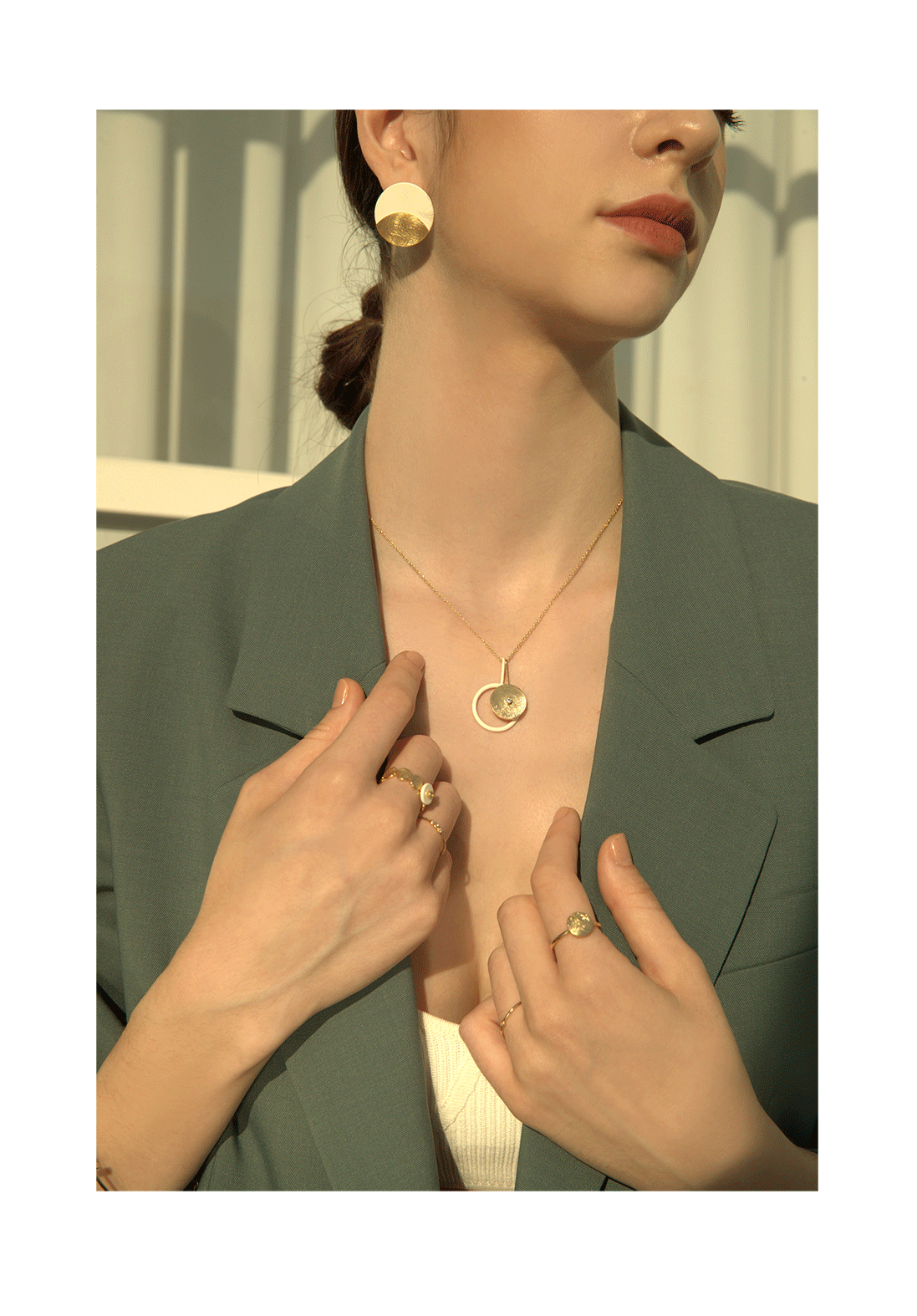 Eclipse Necklace PB007N PB007N Styling Look - Global B2B Wholesale Accessory