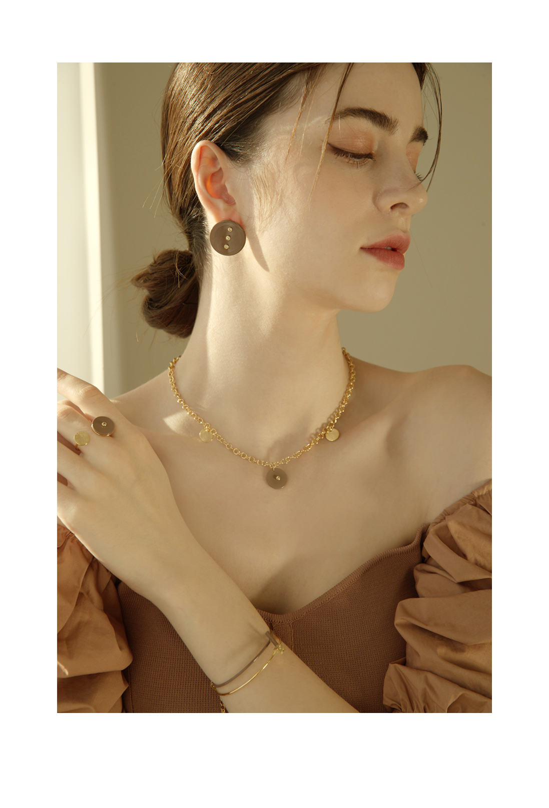Ozel PB008E Premium Craftsmanship - Orbit Earrings PB008E