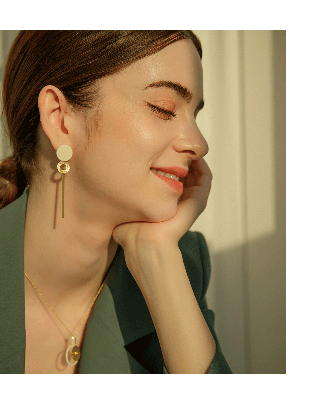 Ozel PB011E Premium Craftsmanship - [Celeb Pick] OL Earrings PB011E