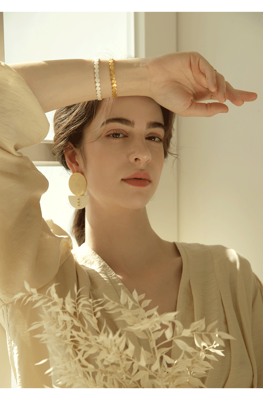 Minimalist Brass Jewelry PB019B - Favorite among K-Drama Actresses