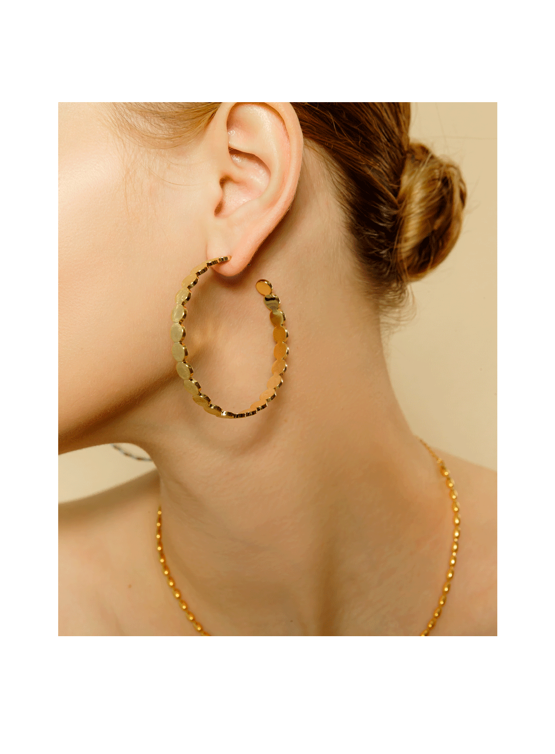 Minimalist Brass Jewelry PB019E - Favorite among K-Drama Actresses