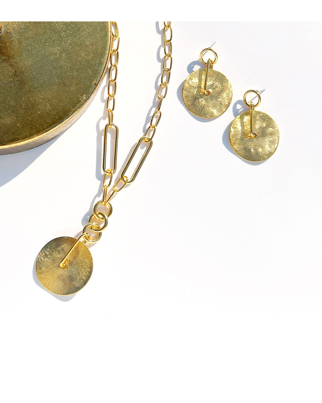 Minimalist Brass Jewelry PB020N - Favorite among K-Drama Actresses