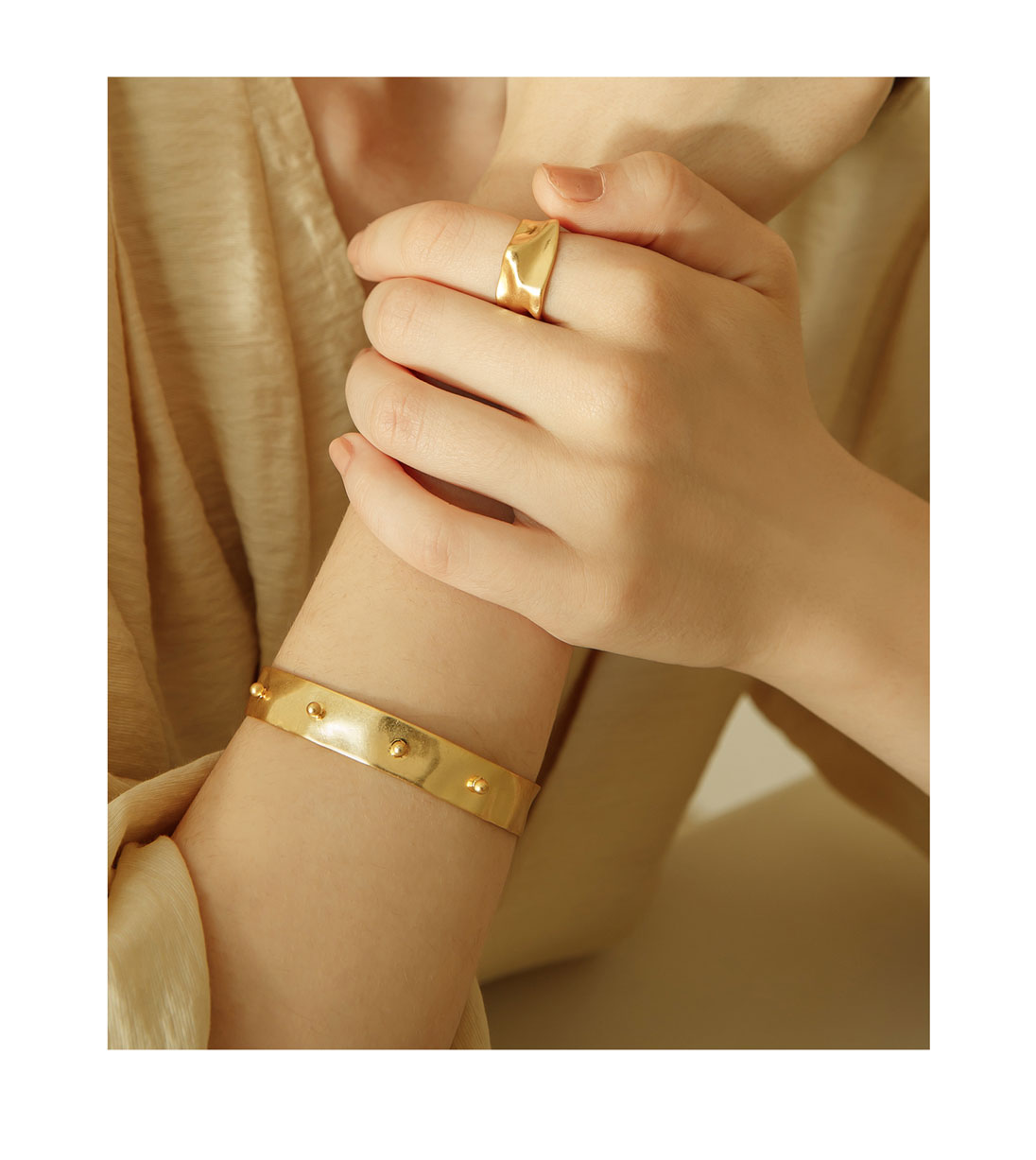 Minimalist Brass Jewelry PB028B - Favorite among K-Drama Actresses