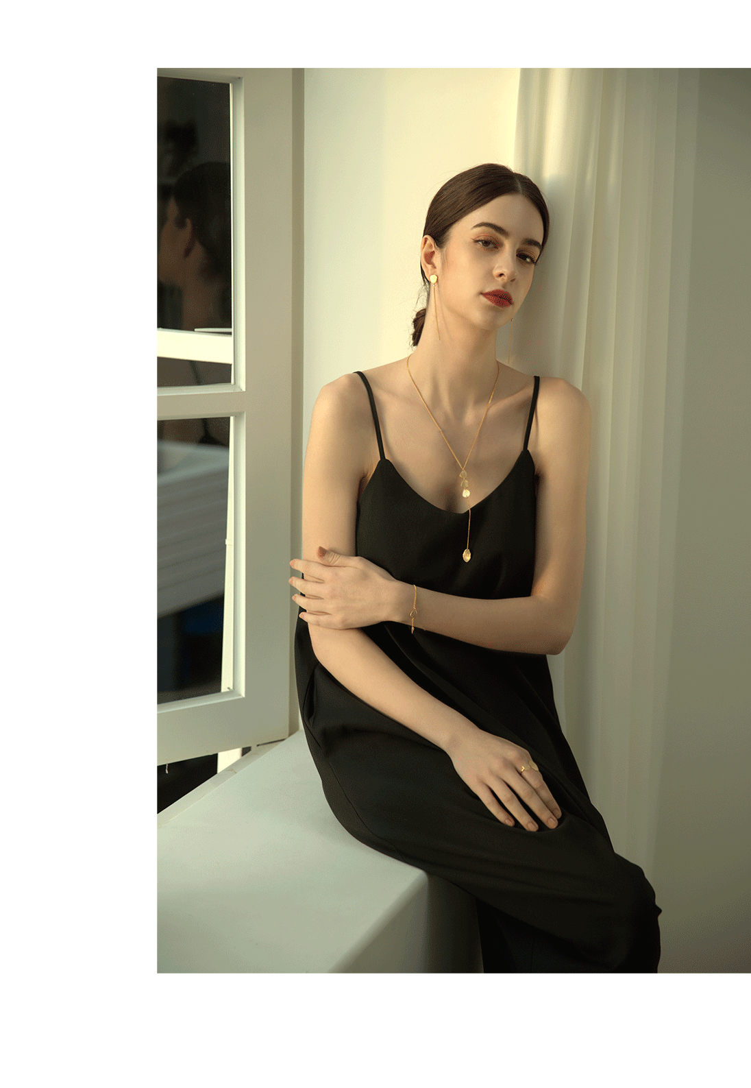 Minimalist Brass Jewelry PB035B - Favorite among K-Drama Actresses