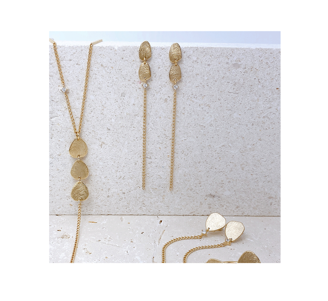 Ozel PB035E Premium Craftsmanship - S.Rocher Earrings PB035E