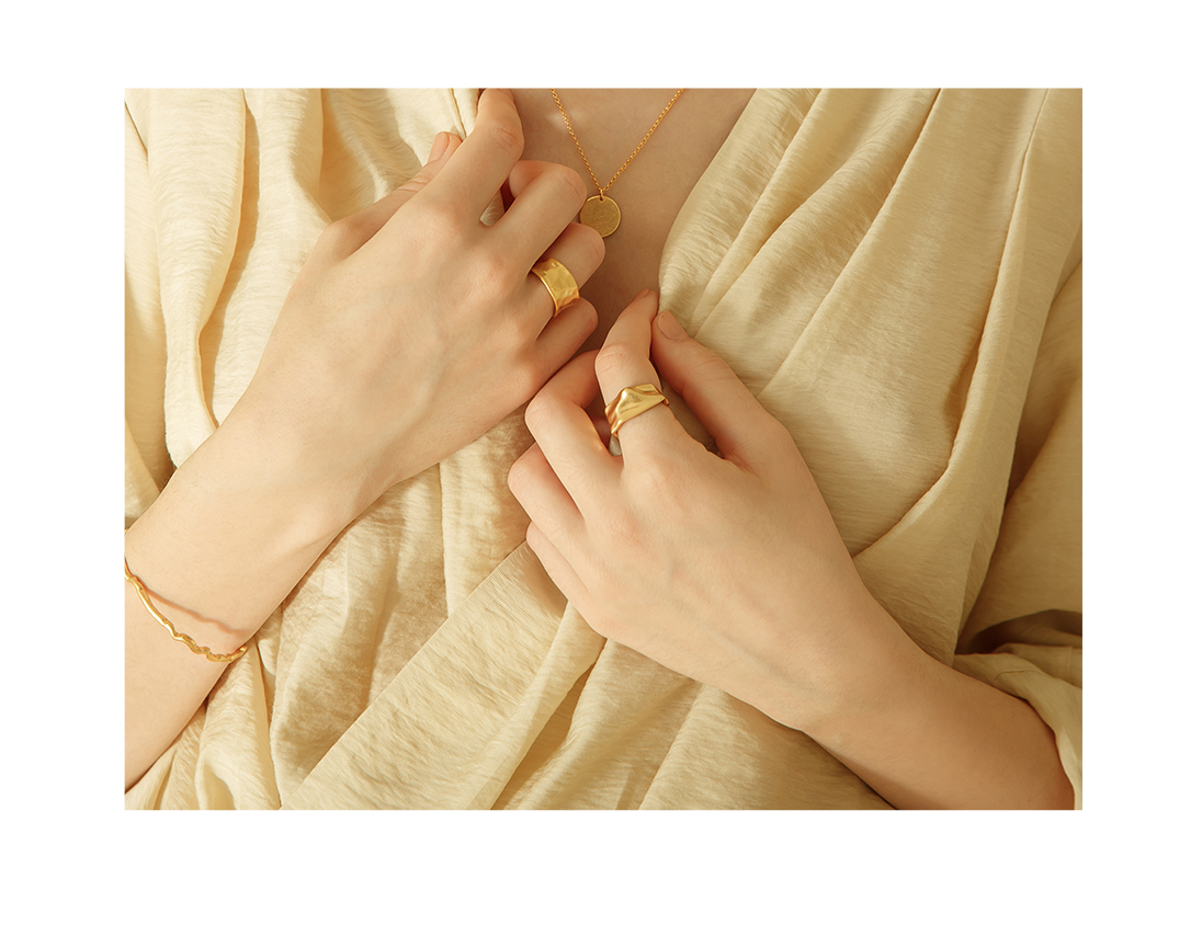 Minimalist Brass Jewelry PB036B - Favorite among K-Drama Actresses