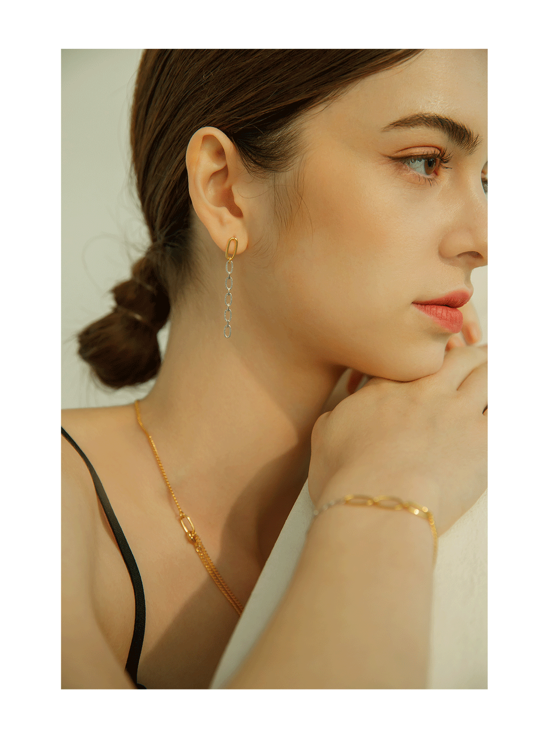 Lunar Earrings PB038E PB038E Styling Look - Global B2B Wholesale Accessory