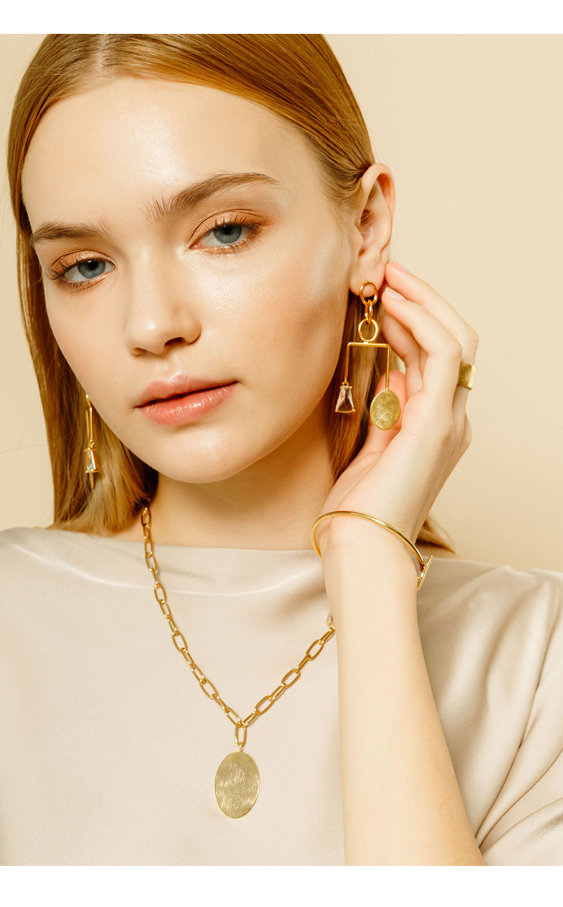 D.O II Necklace PB040-1N PB040-1N Styling Look - Global B2B Wholesale Accessory