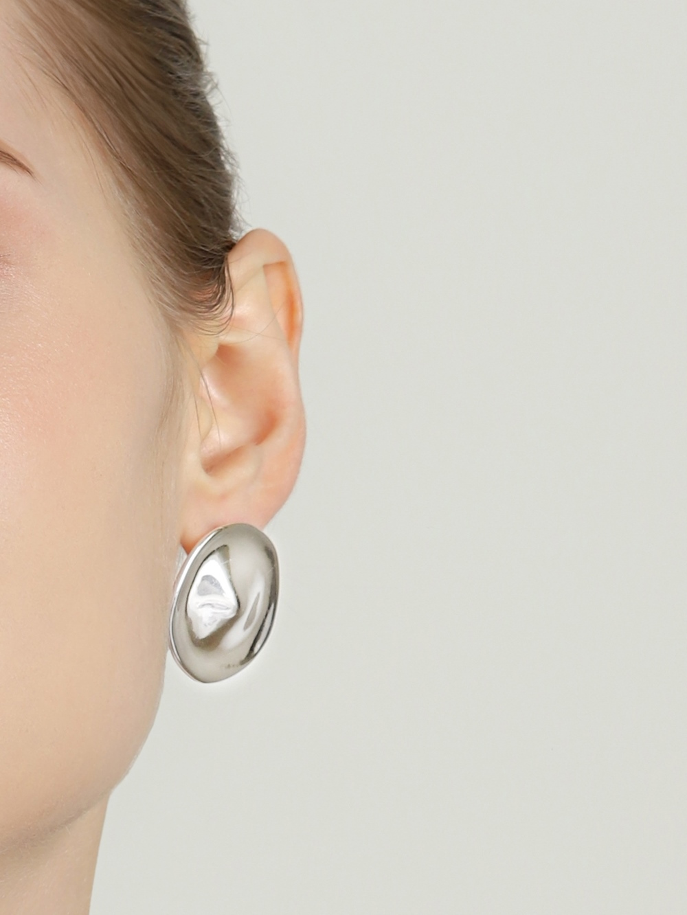 Ozel PB128E Premium Craftsmanship - Little Mushroom Button Earrings PB128E