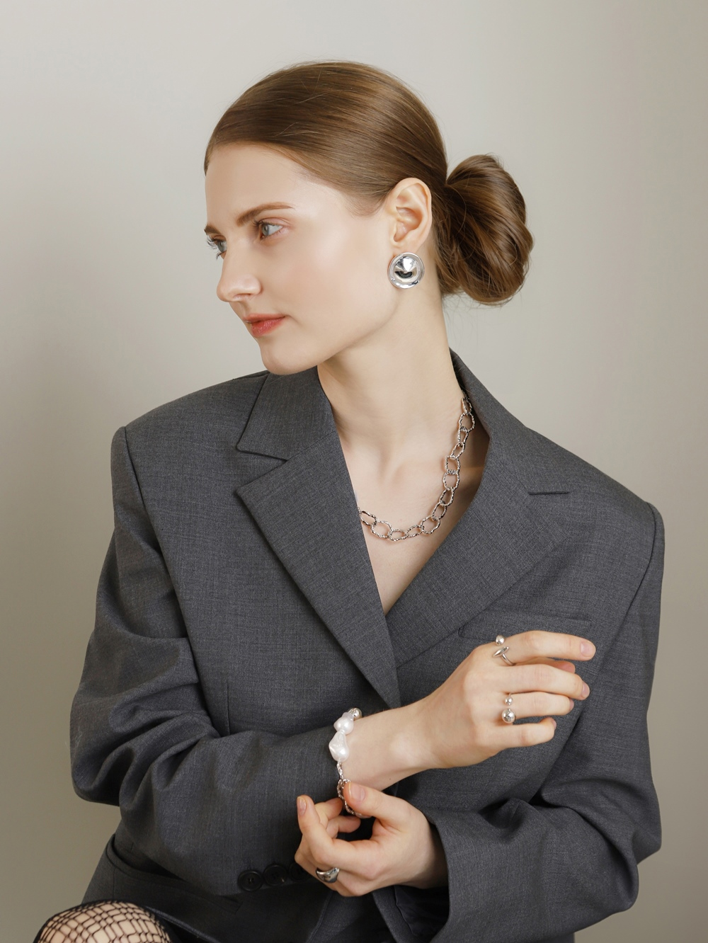 Little Mushroom Button Earrings PB128E PB128E Styling Look - Global B2B Wholesale Accessory