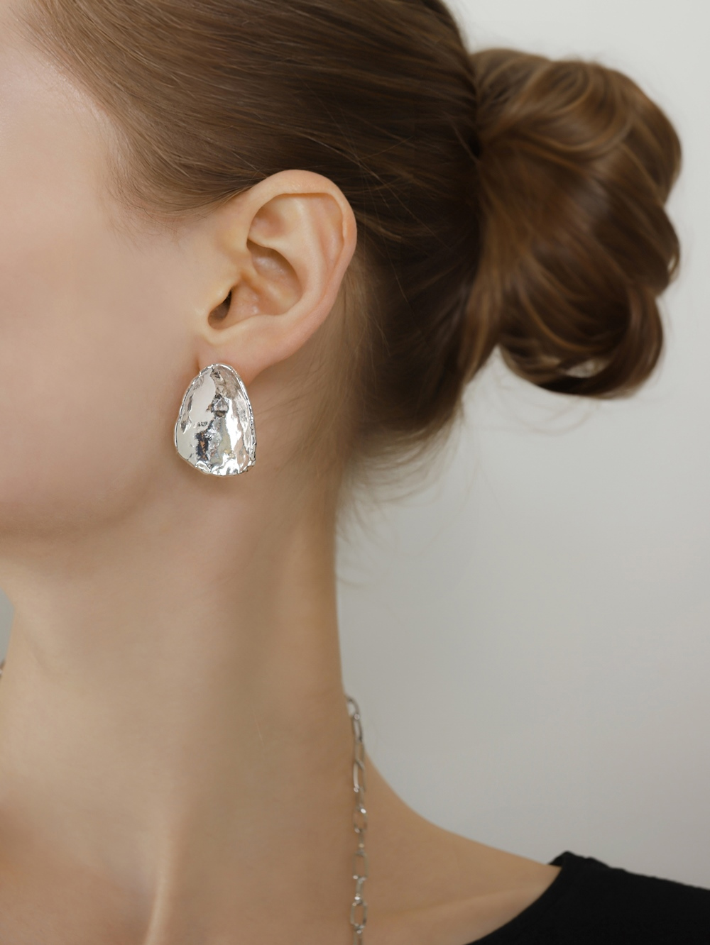 Minimalist Brass Jewelry PB129E - Favorite among K-Drama Actresses