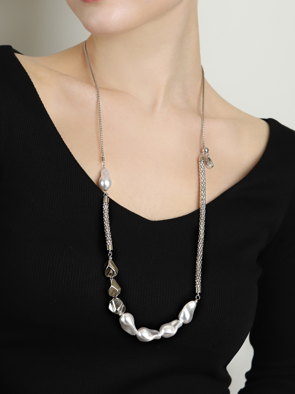 Minimalist Fresh Water Pearl Jewelry PB132N - Favorite among K-Drama Actresses