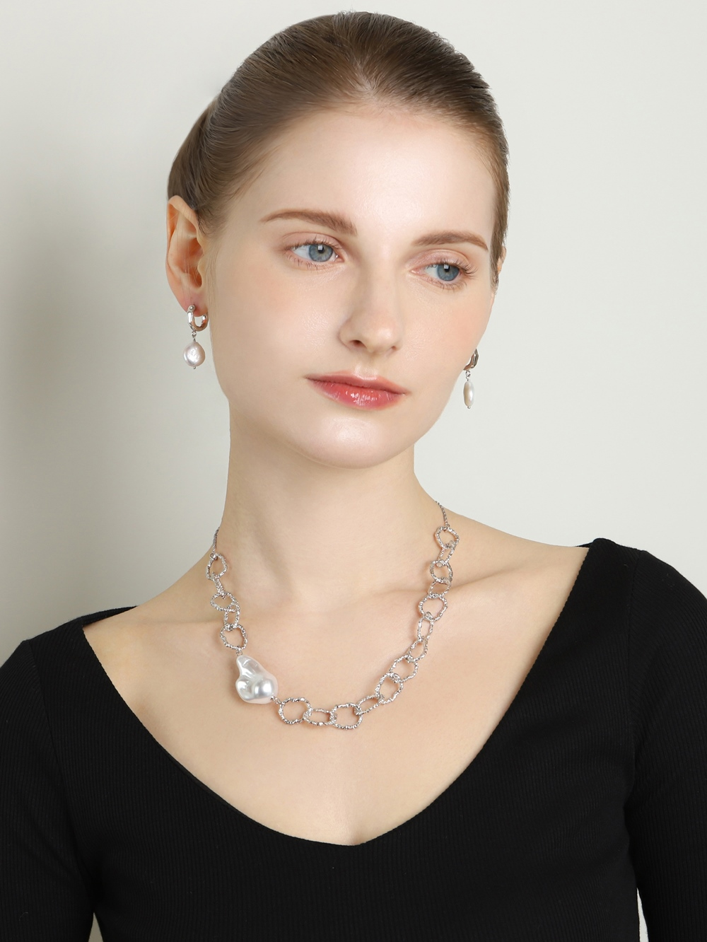 Minimalist Fresh Water Pearl Jewelry PB134N - Favorite among K-Drama Actresses