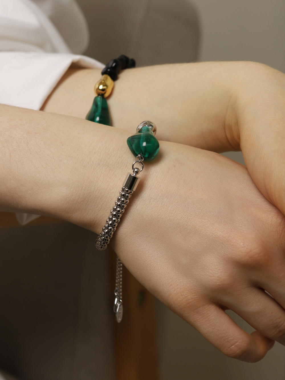 Minimalist Natural Stone Jewelry PB145B - Favorite among K-Drama Actresses