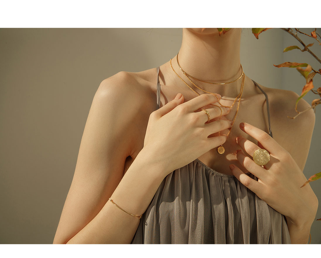 Minimalist Silver925 Jewelry PS001N - Favorite among K-Drama Actresses