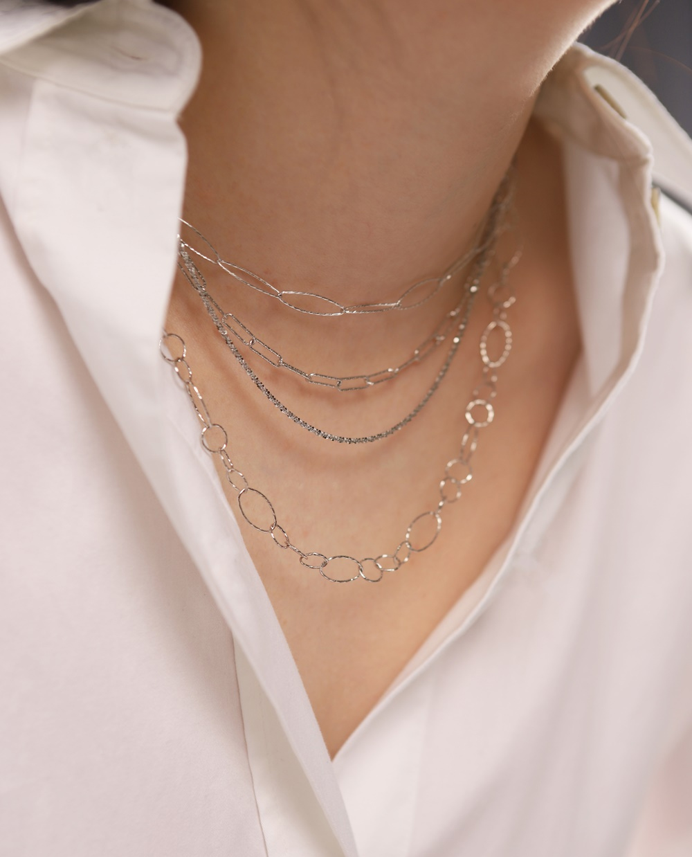 Minimalist Silver925 Jewelry PS002N - Favorite among K-Drama Actresses
