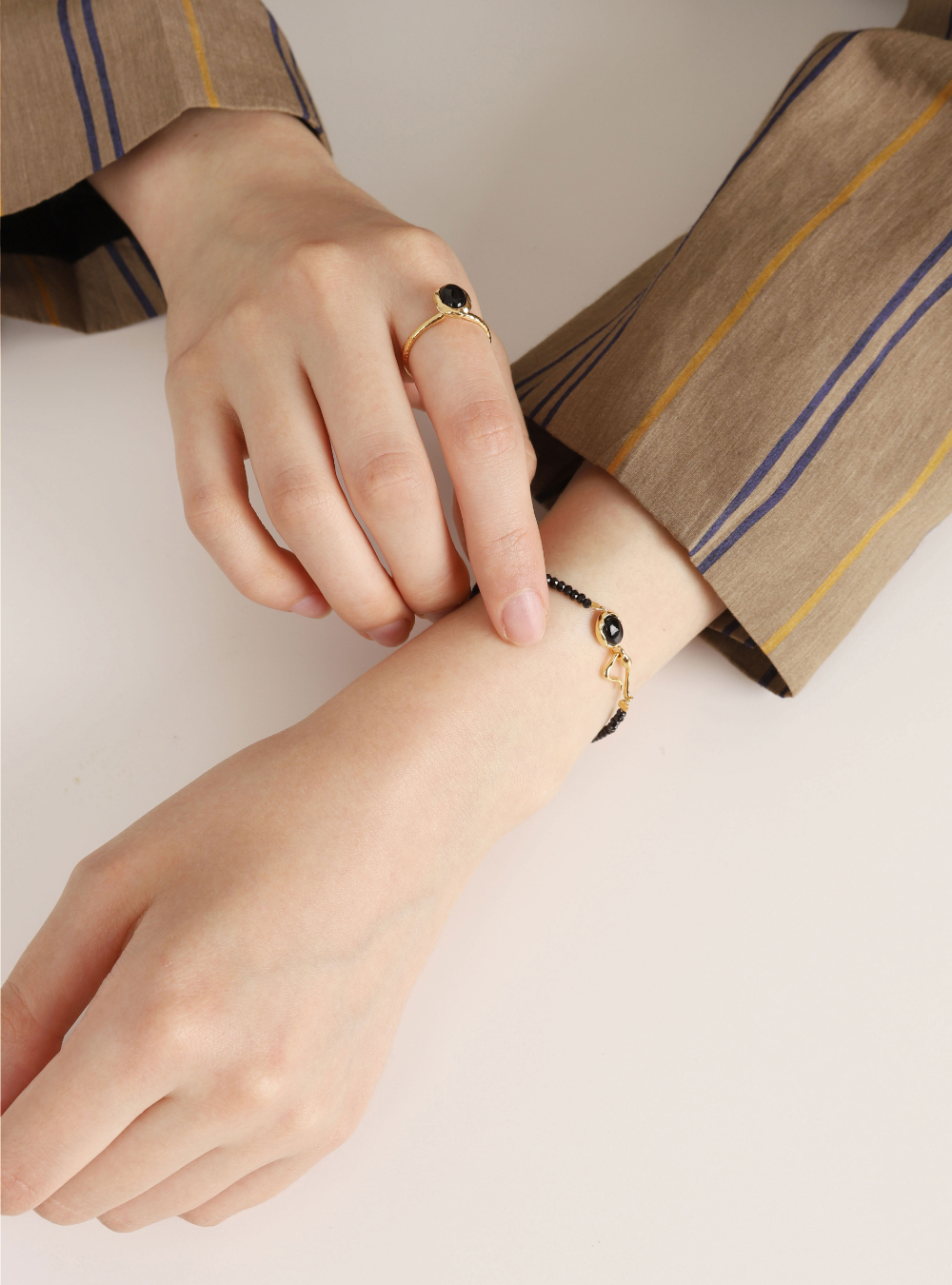 Minimalist Silver925 Jewelry PS008B_BK_ONY - Favorite among K-Drama Actresses