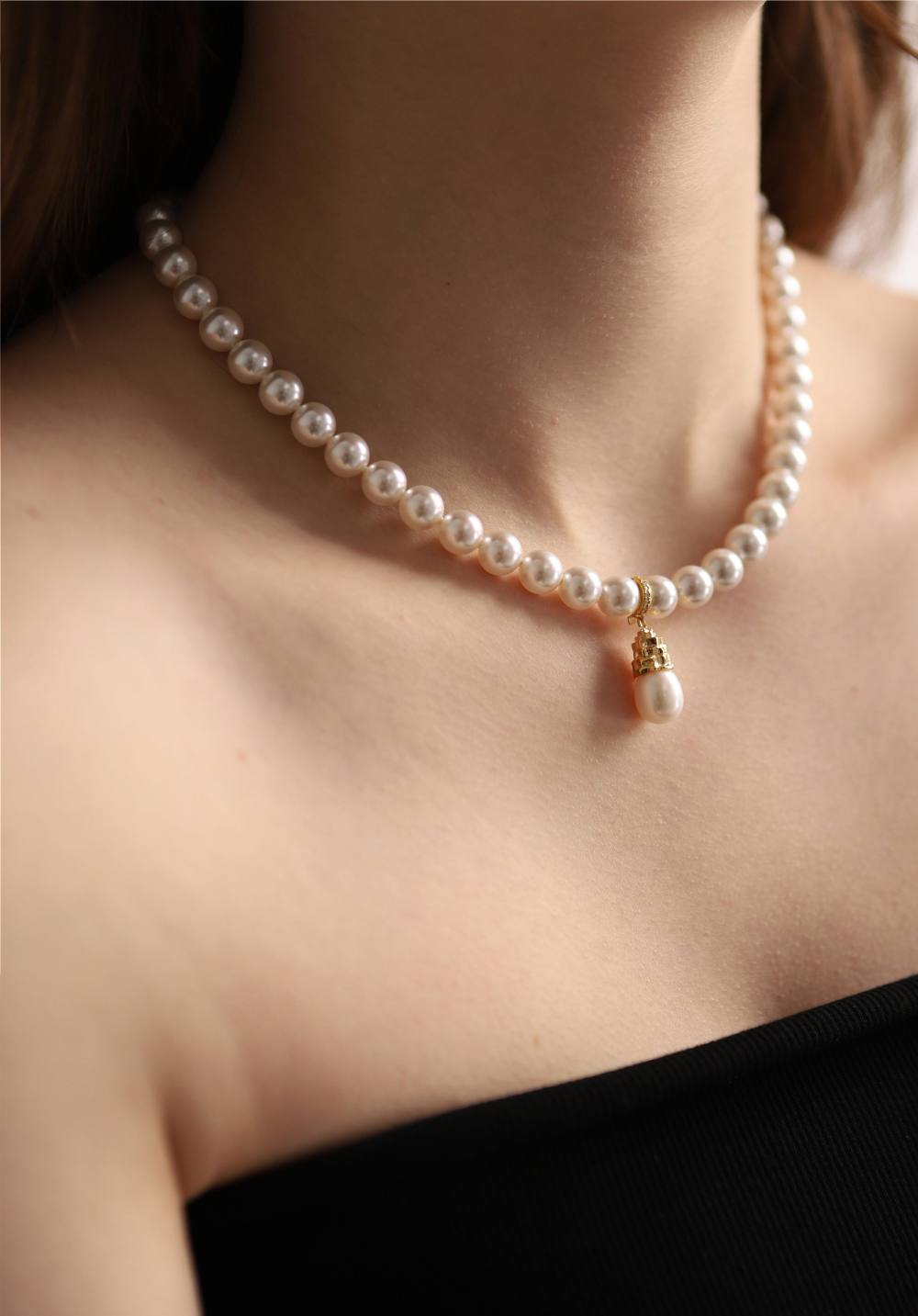Minimalist Silver925, Fresh Water Pearl Jewelry PS009P - Favorite among K-Drama Actresses