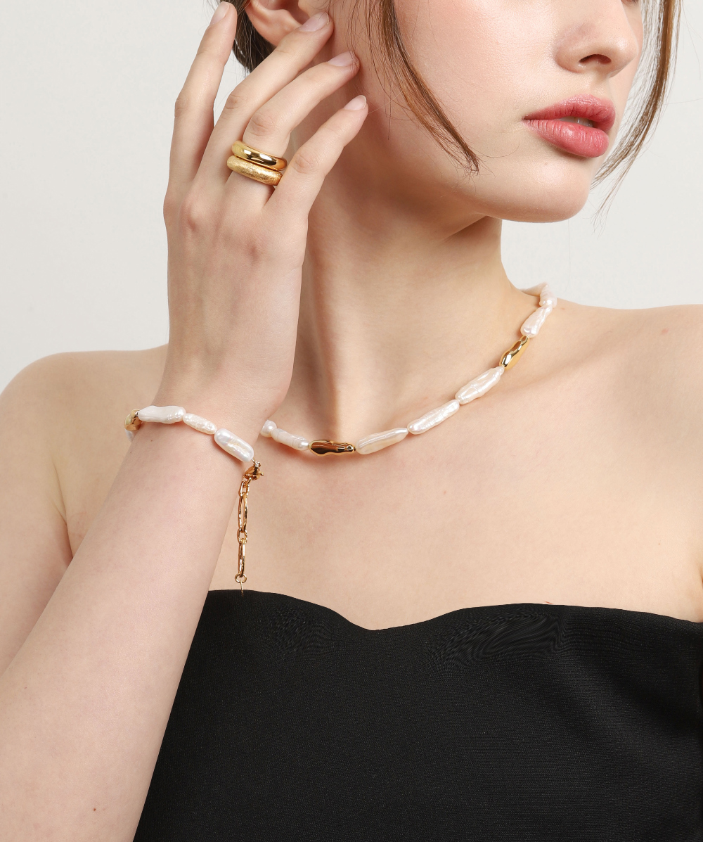 Minimalist Silver925, Fresh Water Pearl Jewelry PS011N - Favorite among K-Drama Actresses