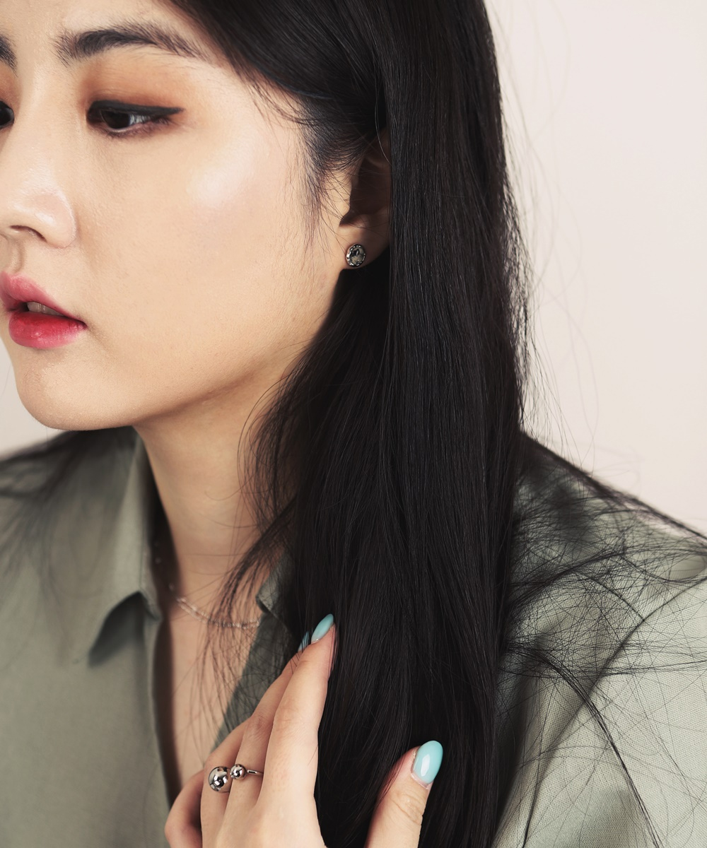Minimalist Silver925 Jewelry PS015E - Favorite among K-Drama Actresses