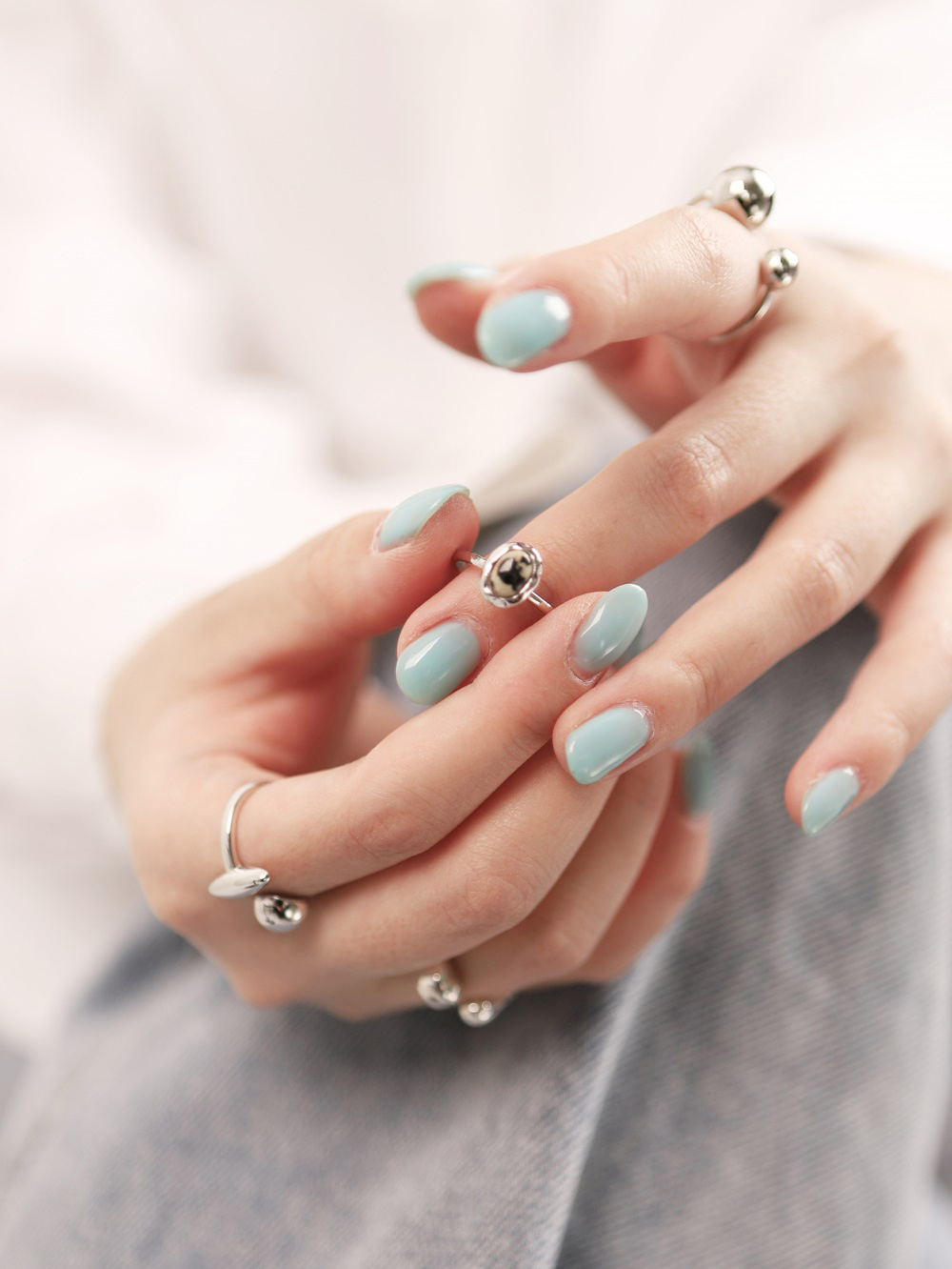 Minimalist Silver925 Jewelry PS015R - Favorite among K-Drama Actresses