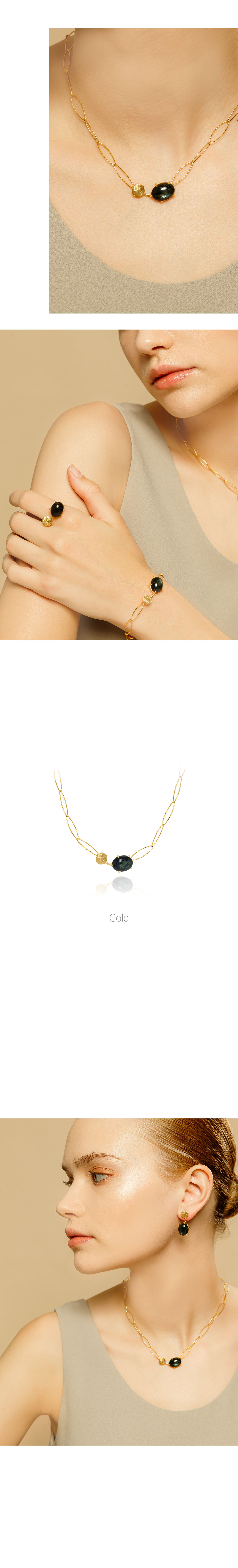 Silver925 Pebbles Necklace PS016N PS016N Styling Look - Global B2B Wholesale Accessory