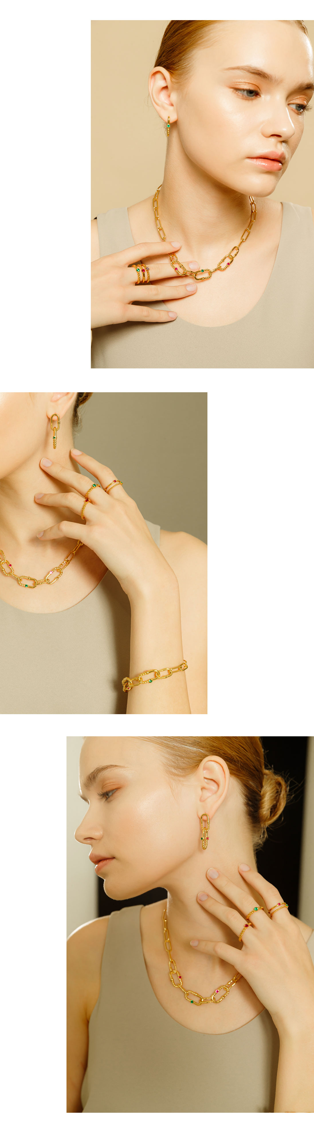 Minimalist Silver925 Jewelry PS019-1R - Favorite among K-Drama Actresses
