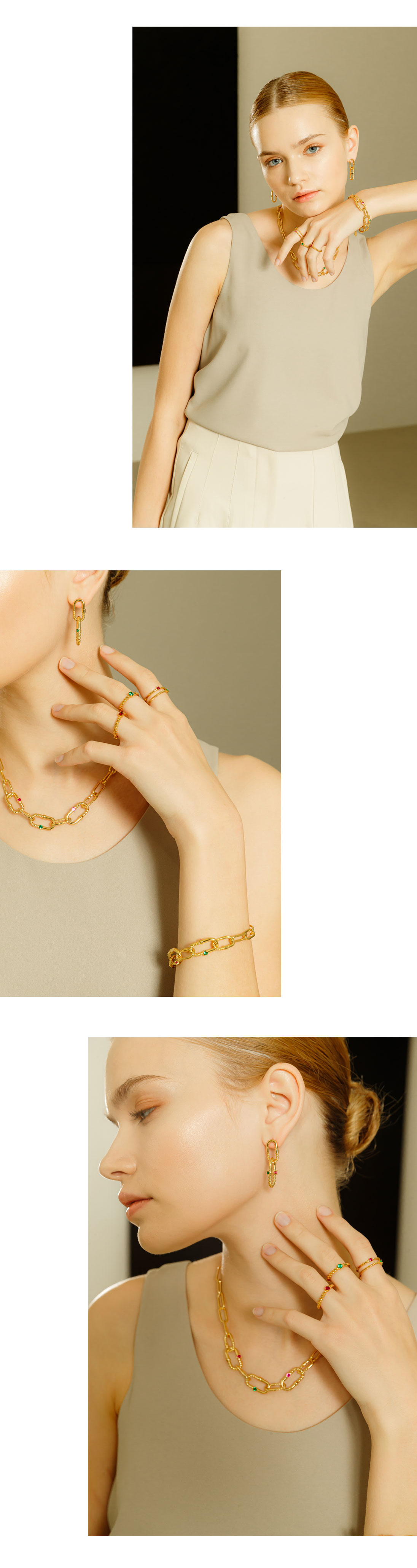 Minimalist Silver925 Jewelry PS019R - Favorite among K-Drama Actresses