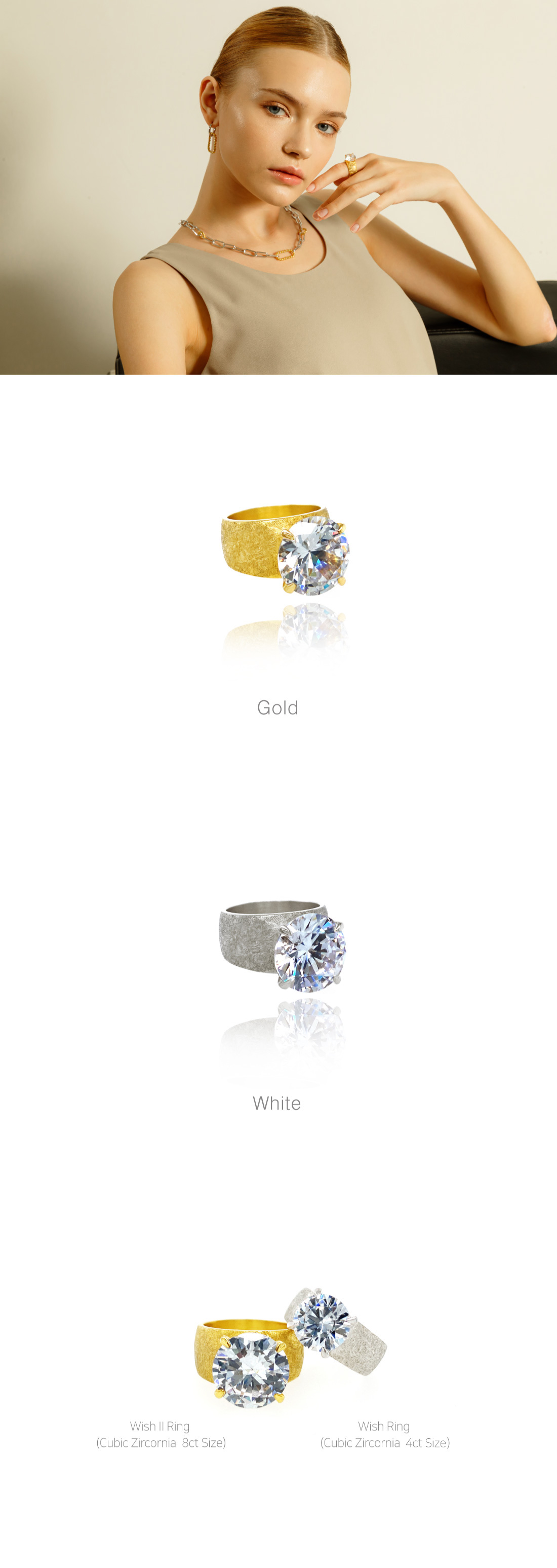 Minimalist Silver925 Jewelry PS020_L_R - Favorite among K-Drama Actresses