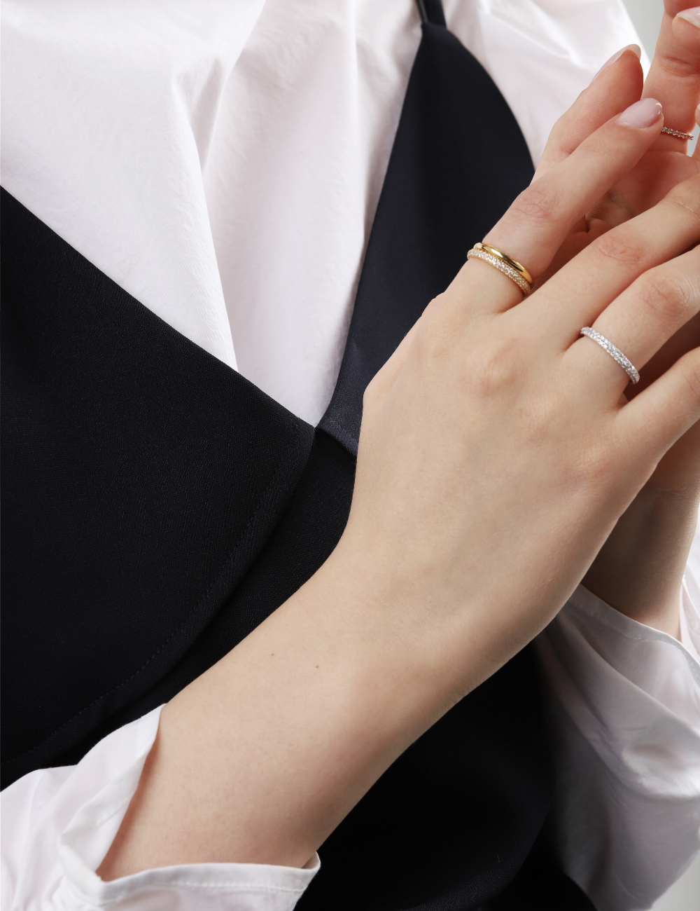 Minimalist Silver925 Jewelry PS032R - Favorite among K-Drama Actresses