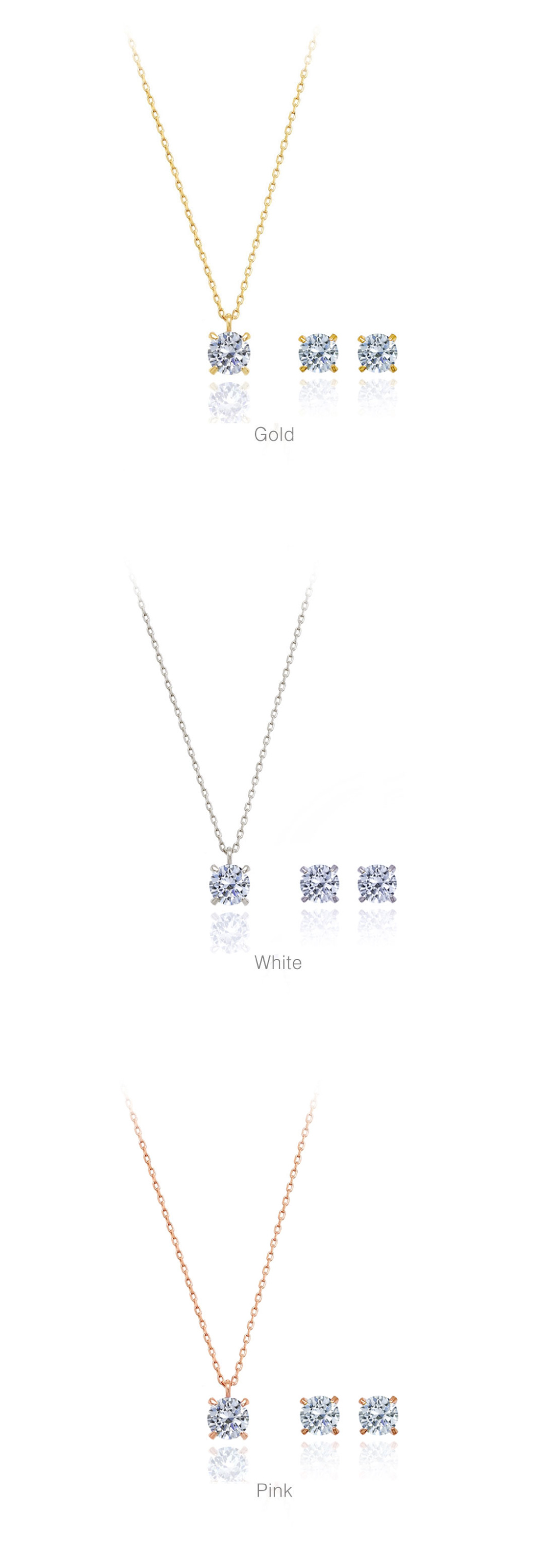 Ozel PS038E Premium Craftsmanship - [Celeb Pick] Silver925 Ozel Prong 0.8ct Set PS038E,PS038N_6mm