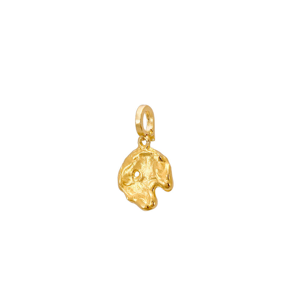 Premium Silver925 Jewelry - Silver925 Melting Pendant PS068P PS068P Front View - Authentic Korean Fashion Accessory