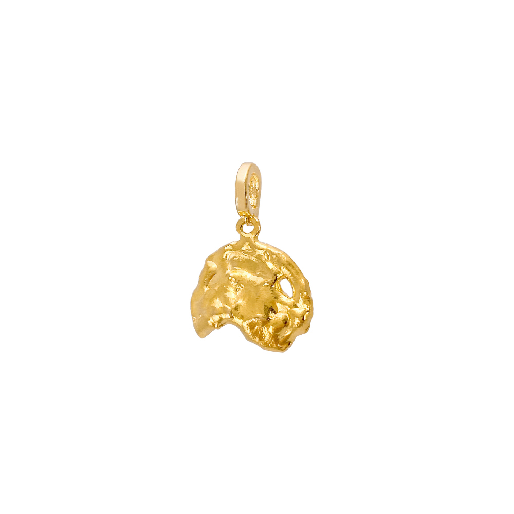 Premium Silver925 Jewelry - Silver925 Melting Pendant PS069P PS069P Front View - Authentic Korean Fashion Accessory