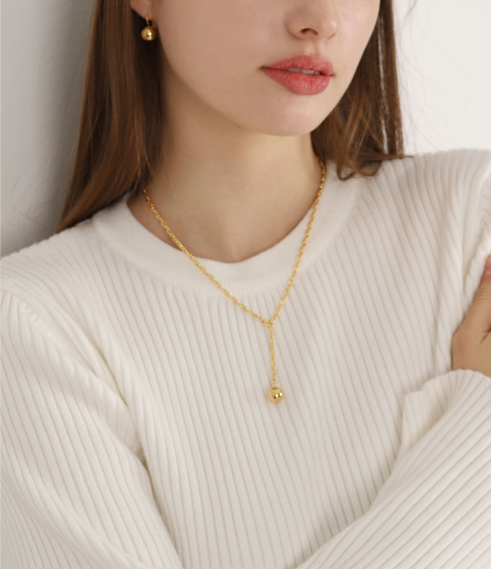Minimalist Silver925 Jewelry PS082N - Favorite among K-Drama Actresses