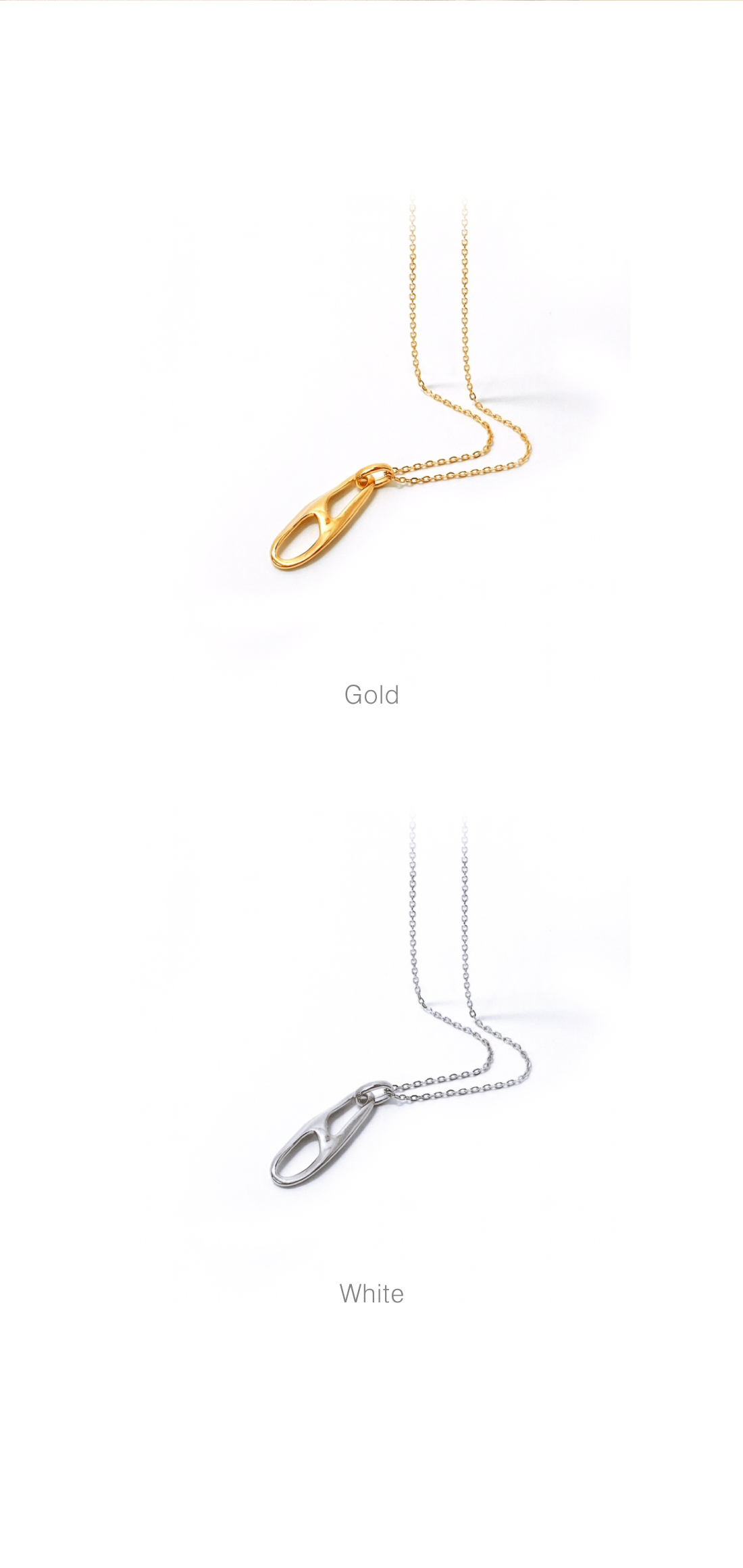 [Celeb Pick] Silver925 Munch Necklace PS086-1N PS086-1N Styling Look - Global B2B Wholesale Accessory