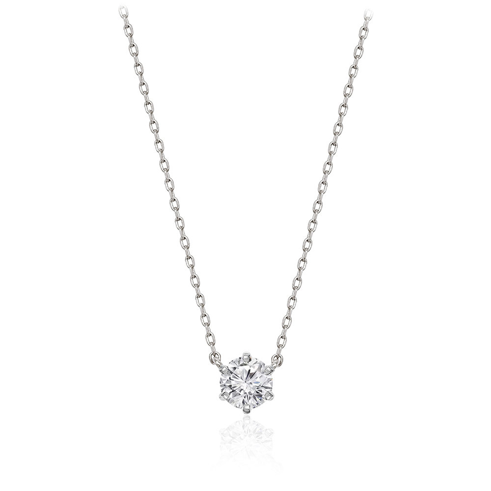 Ozel PS106N Premium Craftsmanship - Silver925 Moissanite 2ct Necklace PS106N