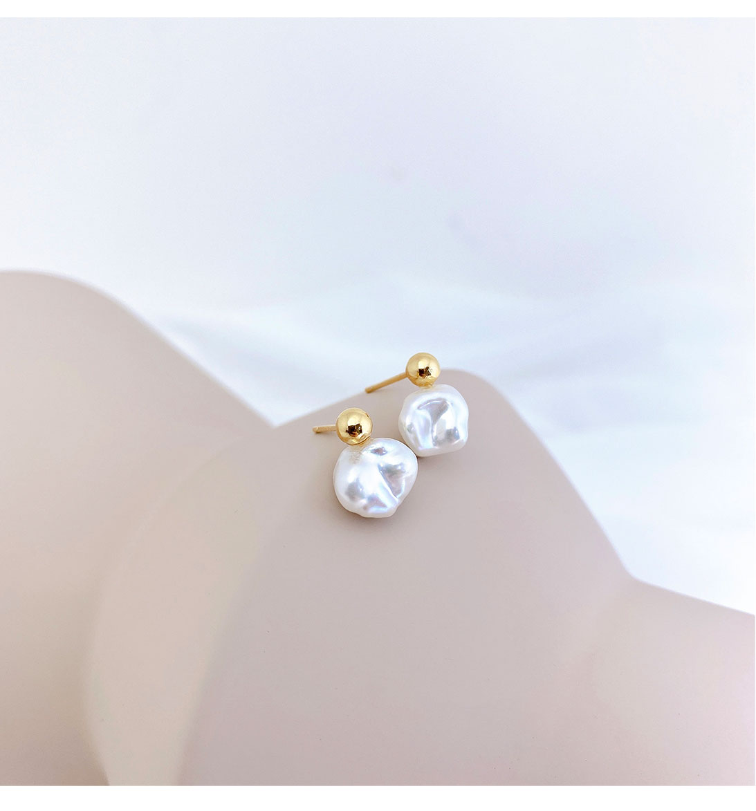 Minimalist Silver925 Jewelry PS121E - Favorite among K-Drama Actresses