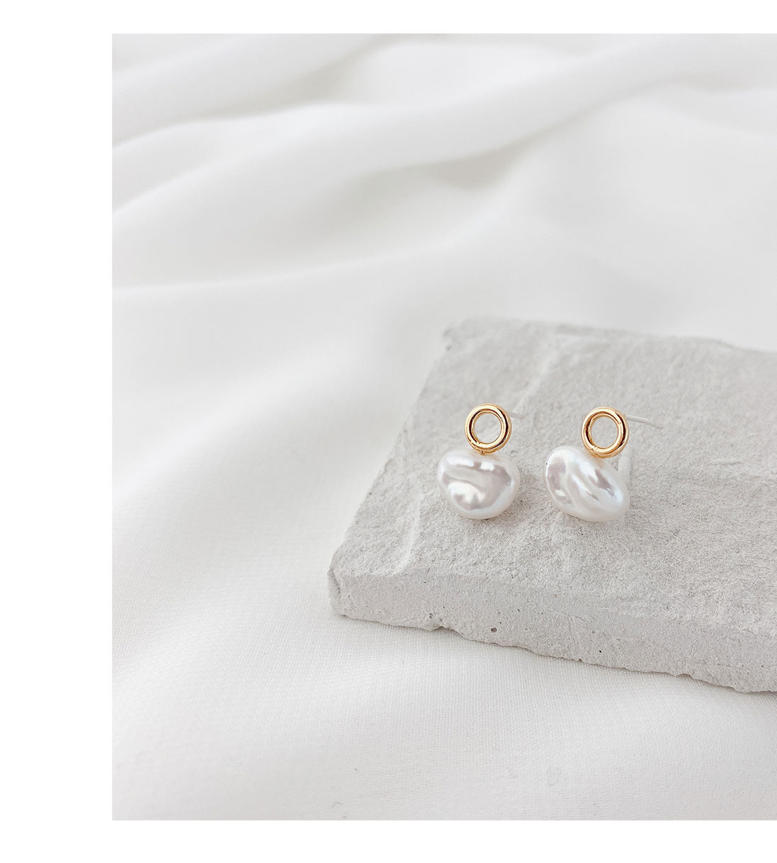 Ozel PS122E Premium Craftsmanship - Silver925 Fog Earrings PS122E