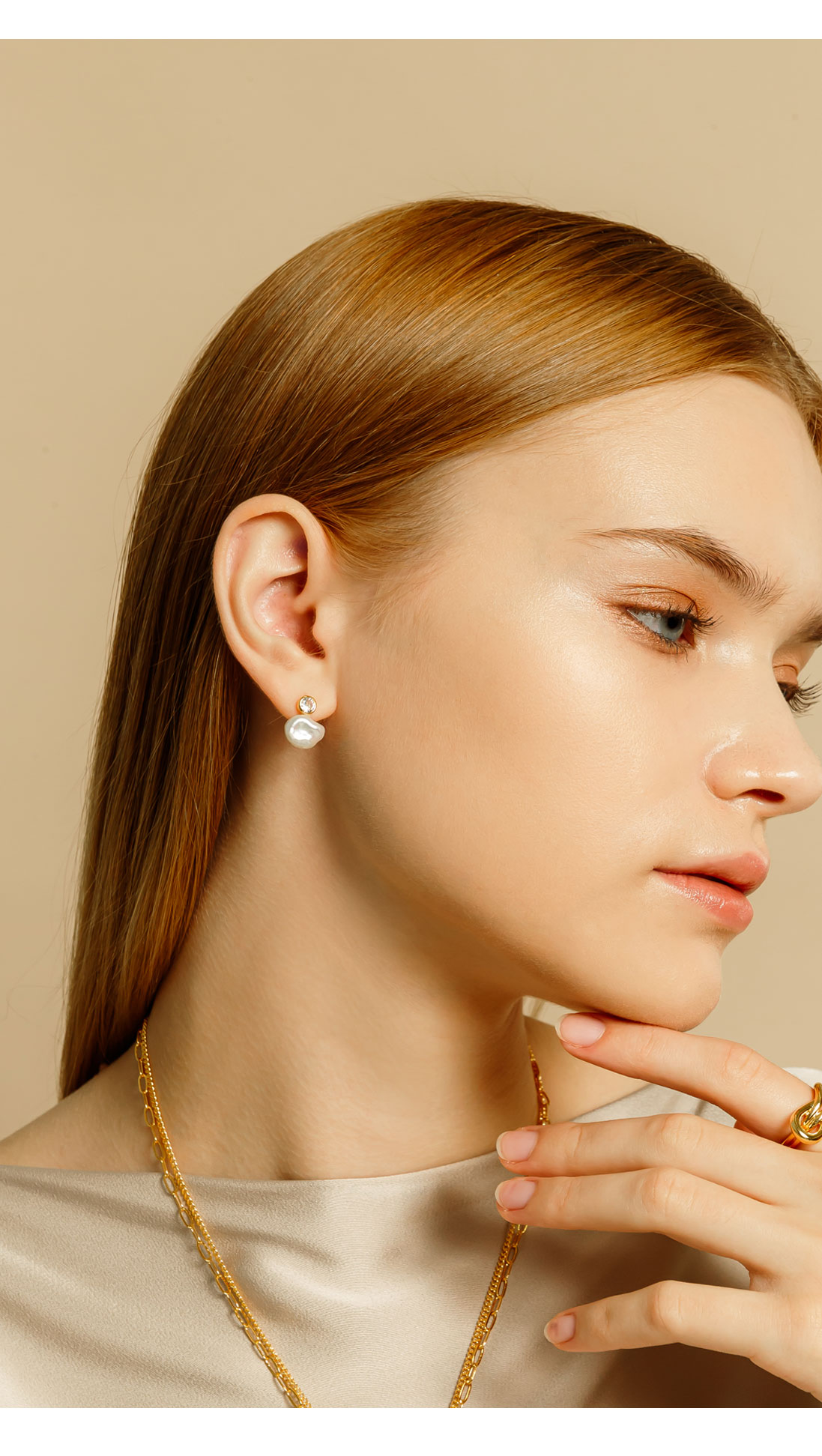 Silver925 Amande Silver Earrings PS123E PS123E Styling Look - Global B2B Wholesale Accessory