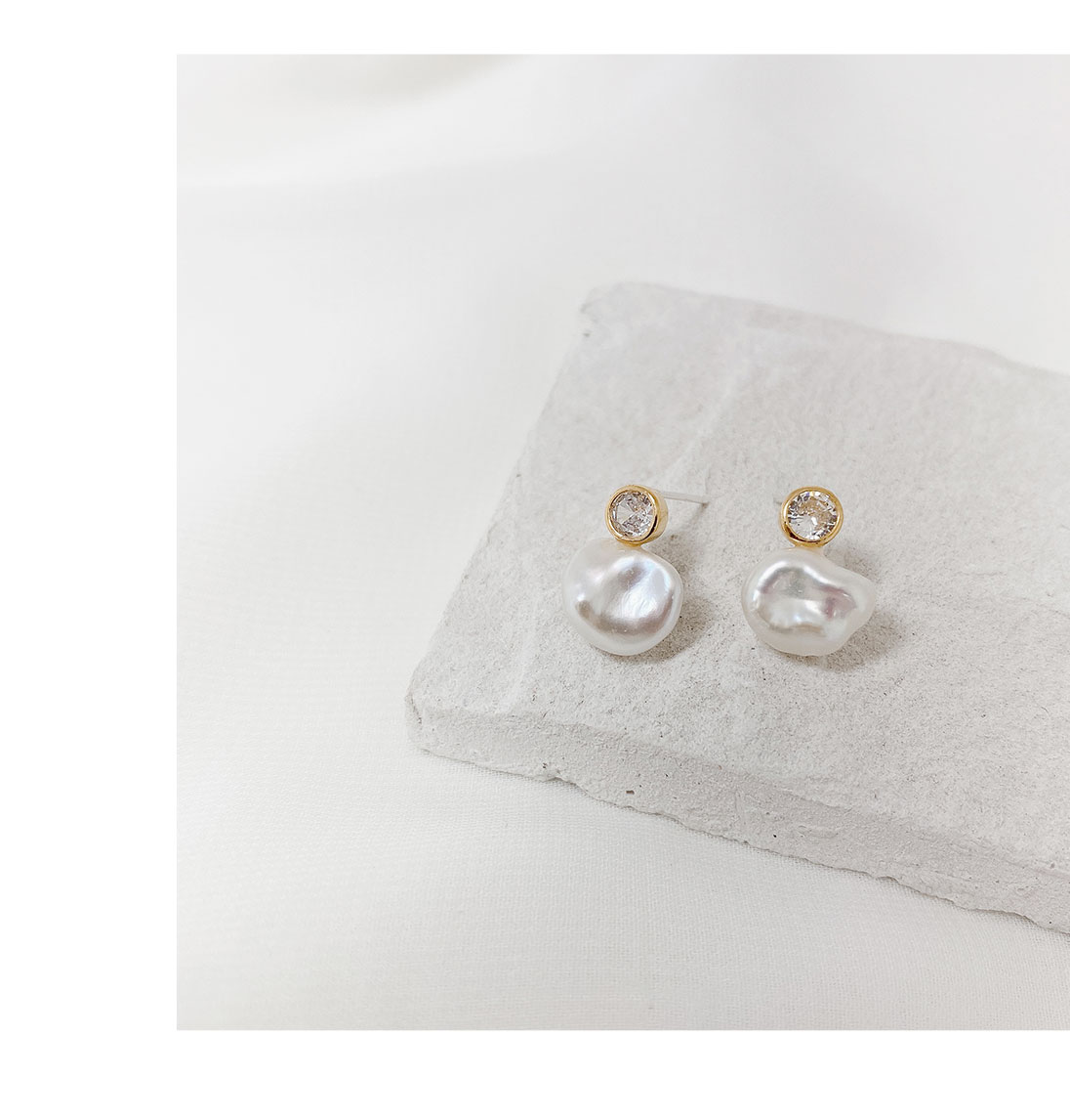 Ozel PS123E Premium Craftsmanship - Silver925 Amande Silver Earrings PS123E