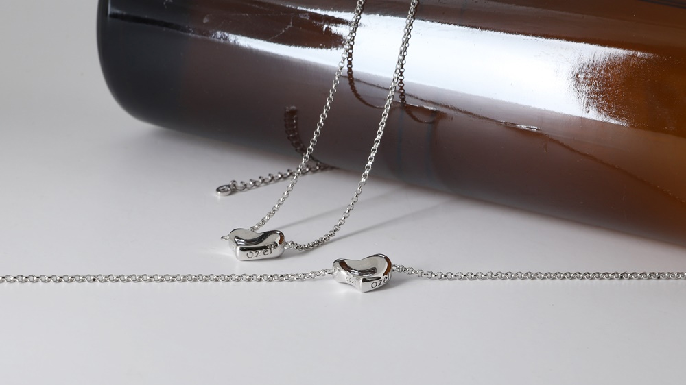 Silver925 Lovely Heart Pendant Bracelet PS137B PS137B Styling Look - Global B2B Wholesale Accessory
