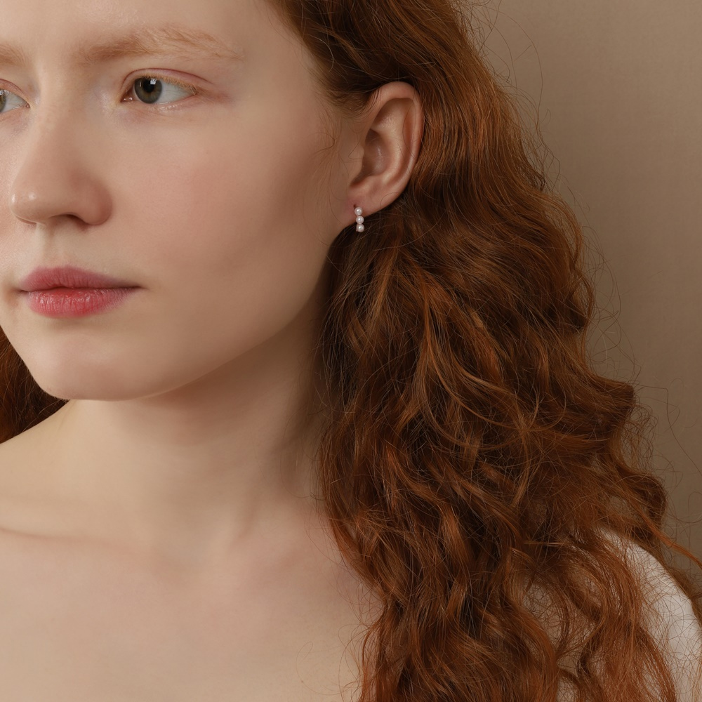 Minimalist Silver925 Jewelry PS144E - Favorite among K-Drama Actresses