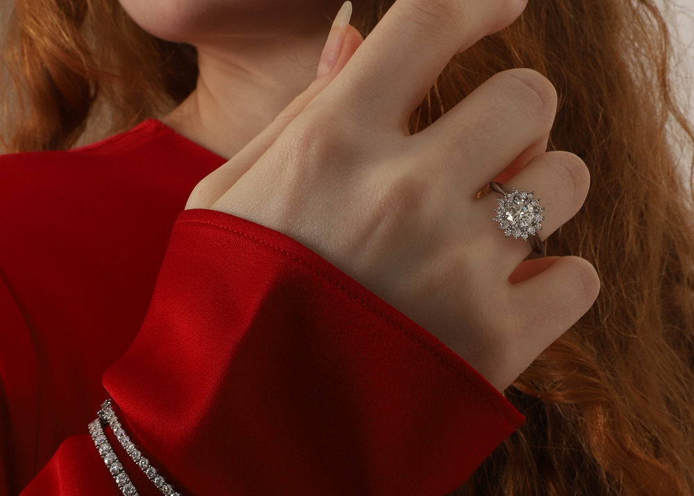 Minimalist Silver925, Moissanite Jewelry PS150R - Favorite among K-Drama Actresses
