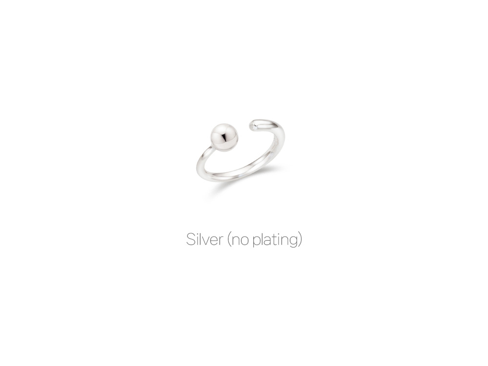Ozel PS169R Premium Craftsmanship - [Celeb Pick] Silver925 Connect Open Ring PS169R